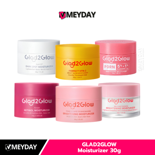 Glad2glow Moisturizer แกลดทูโกลว์ มอยเจอร์ไรเซอร์ 30g.