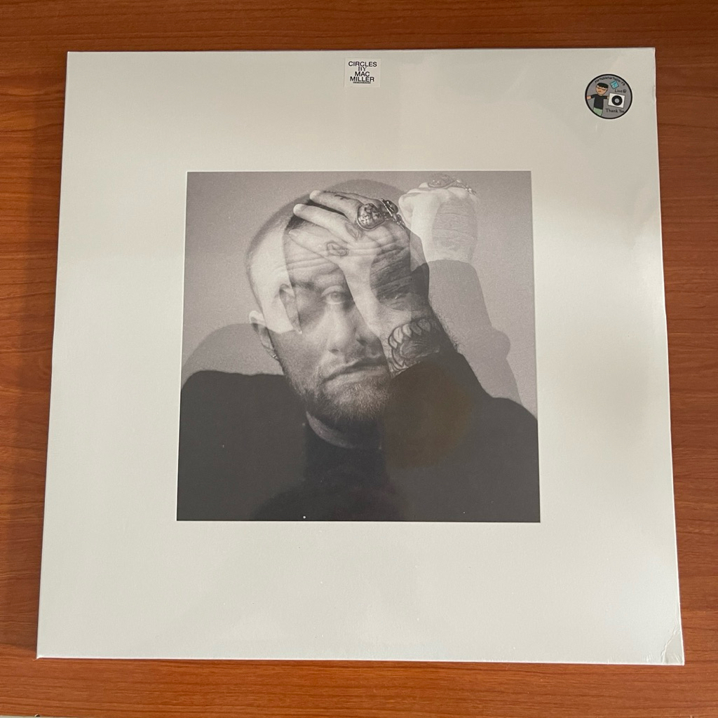 (พร้อมส่ง🔥)แผ่นเสียง Mac miller - Circles ,2 x Vinyl, LP, Album, Clear มือหนึ่ง ซีล