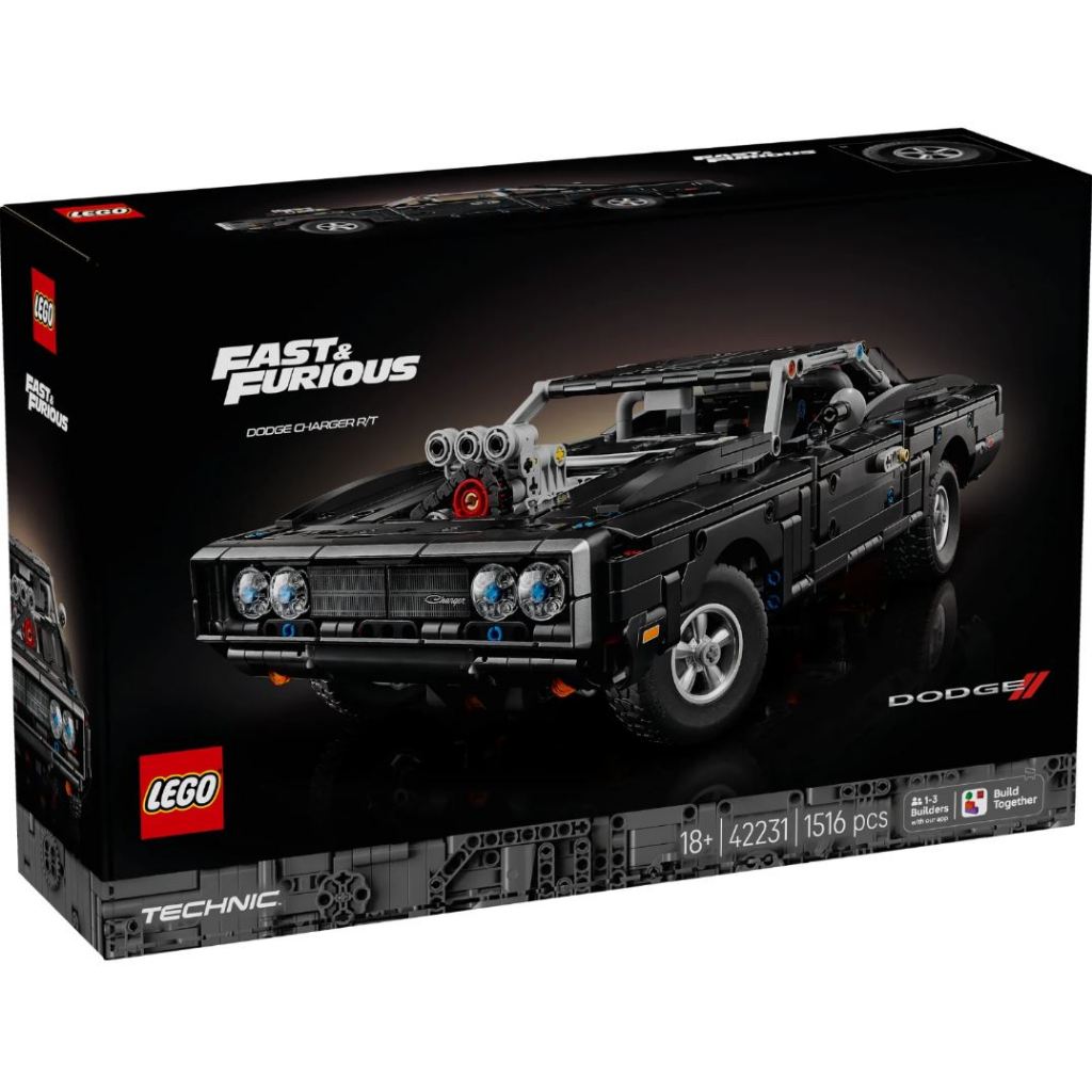 LEGO® Technic Fast and Furious Dodge Charger R/T Car 42231