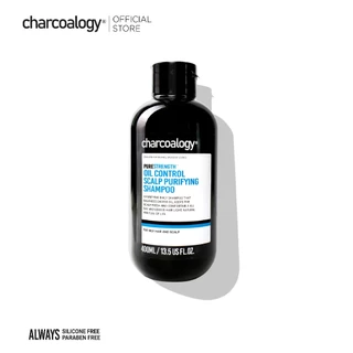 ชาร์โคโลจีแชมพูถ่านไม้ไผ่ สูตรลดความมัน Charcoalogy Oil Control Scalp Purifying Shampoo 400 ml.