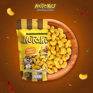 Nutchies เม็ดมะม่วงหิมพานต์ อบกรอบ (รสสไปซี่บาร์บีคิว) Cashew Nuts Spicy BBQ 35g.