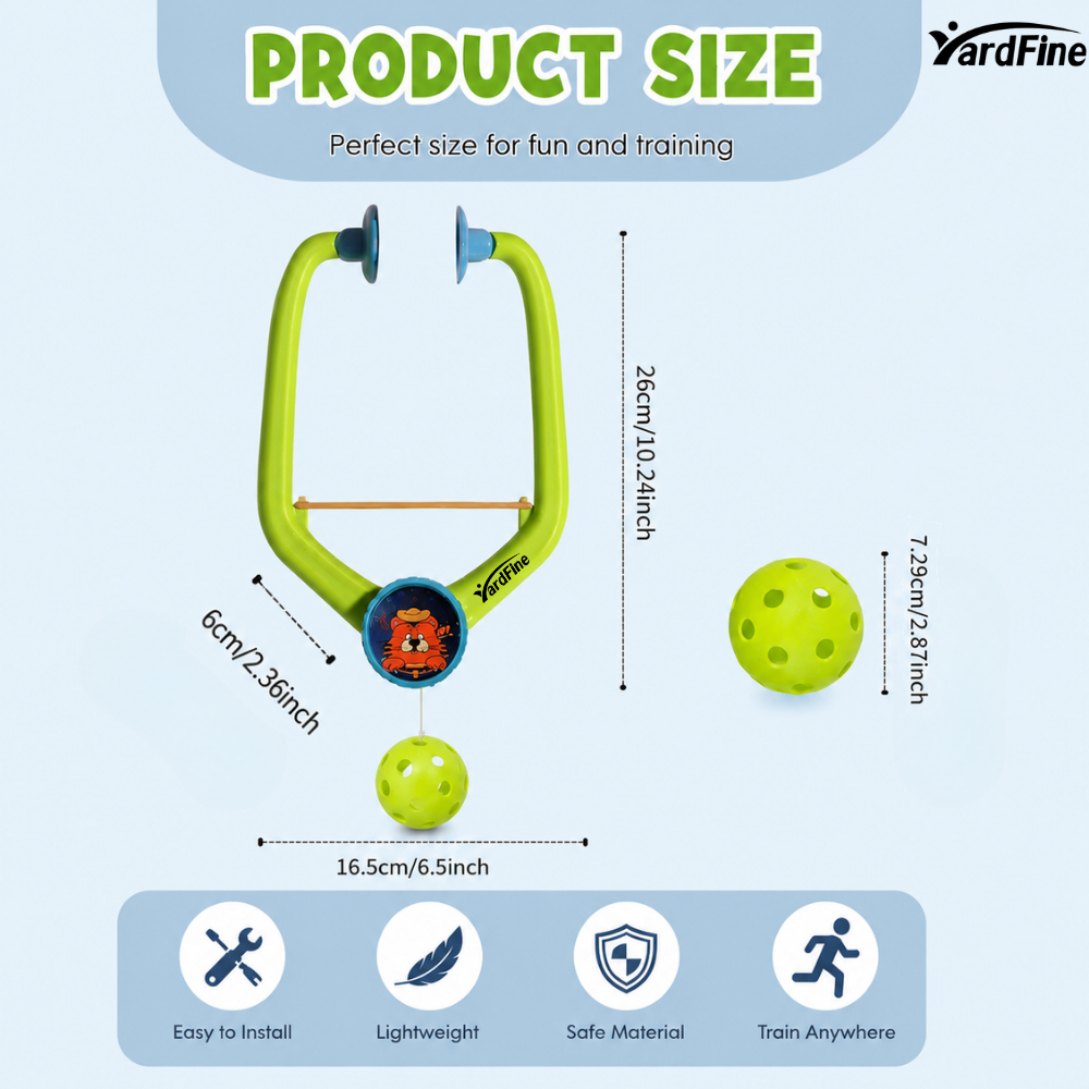 Yardfine Single Player Pickleball Trainer อุปกรณ์ฝึกซ้อมกีฬาพิคเคิลบอลแบบแขวน YK-MJZ