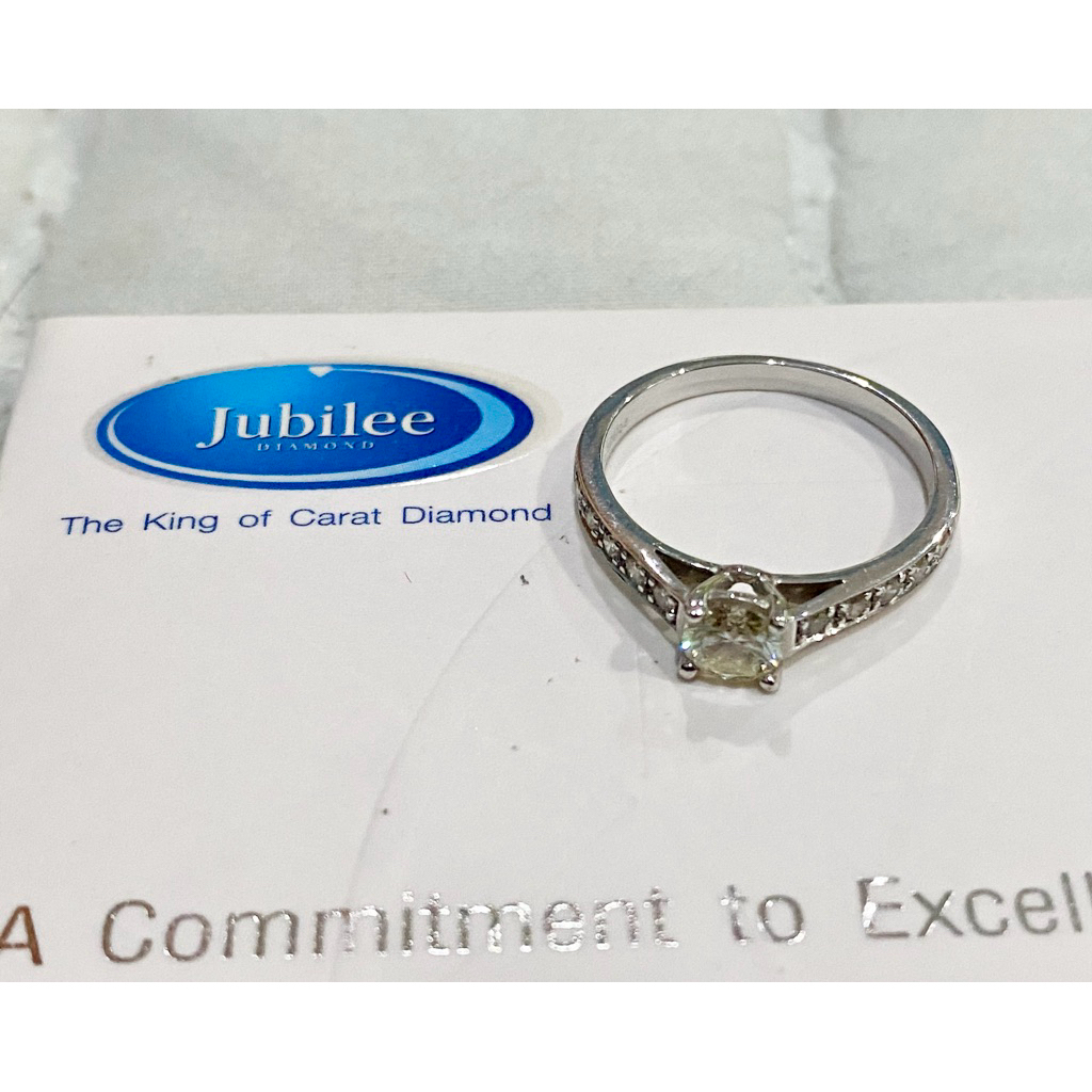 Jubilee แหวนเพชรแท้ ทองคำขาว
