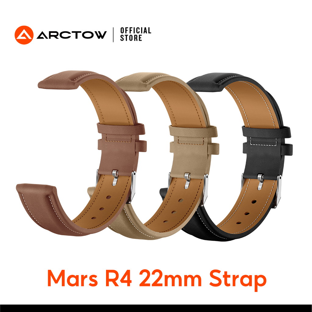 ARCTOW 22mm สาย AOLON Mars R4 22mm Strap สายหนัง มีให้เลือก 3 สี