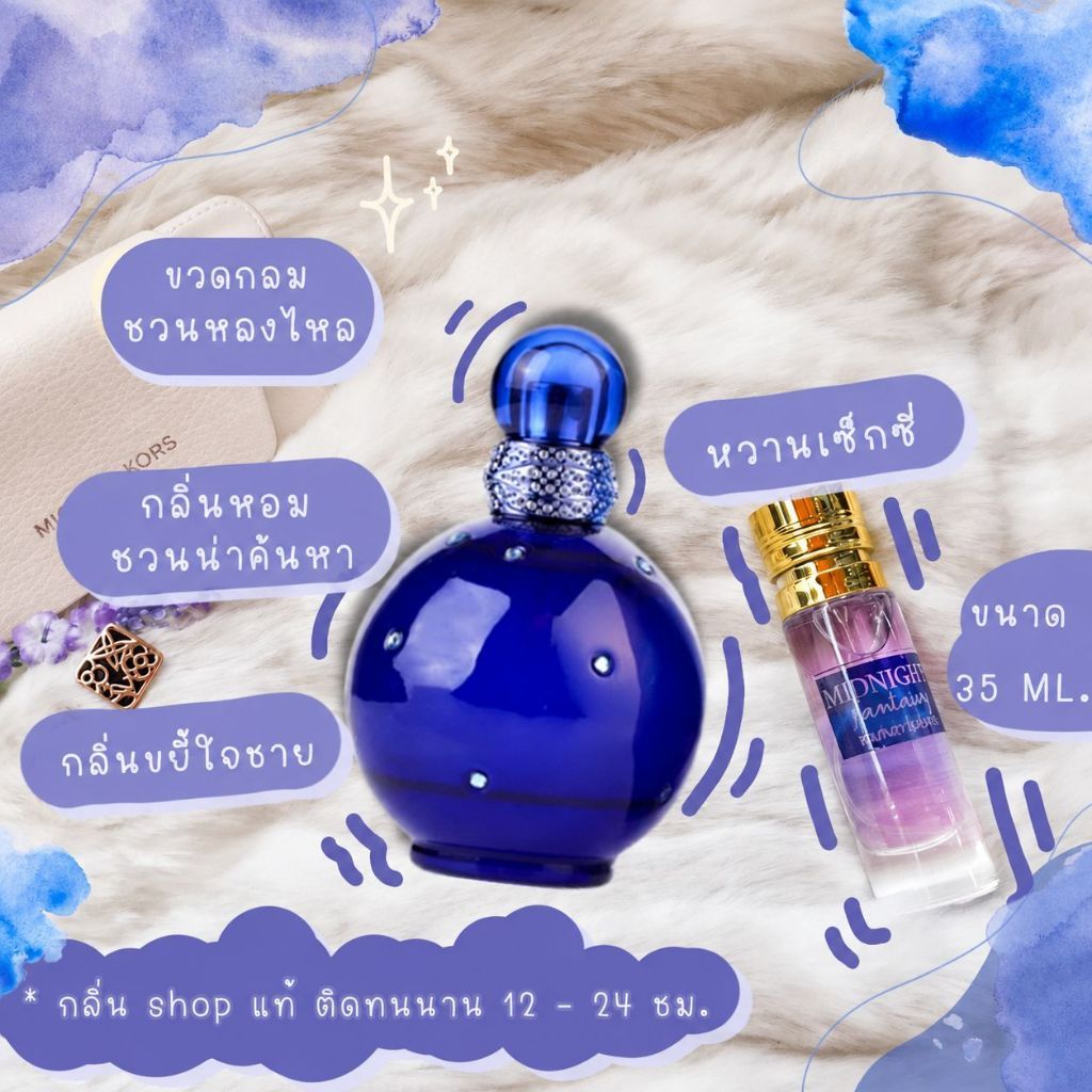 ️กลิ่นShopแท้️น้ำหอม ไนท์  หอมติดทน 8-12 ชม. การันตีคุณภาพ ขวด UFO ราคา ถูก / ส่ง