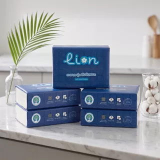 Lion ทิชชู่ 1 ลัง 40 ห่อ พกพาสะดวก ใช้งานทุกวัน