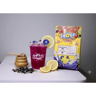 Jooze ผงอัญชันฮันนี่เลมอน เครื่องดื่มสำเร็จรูป 350g สีสดใส ชงน้ำเย็นได้ 1 ถุงได้ 5.6-6 ลิตร ผงน้ำผลไม้ Jooze