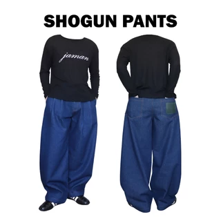 JAMANBKK / SHOGUN PANTS / กางเกงขากระบอกกว้าง ทรงบอลลูน