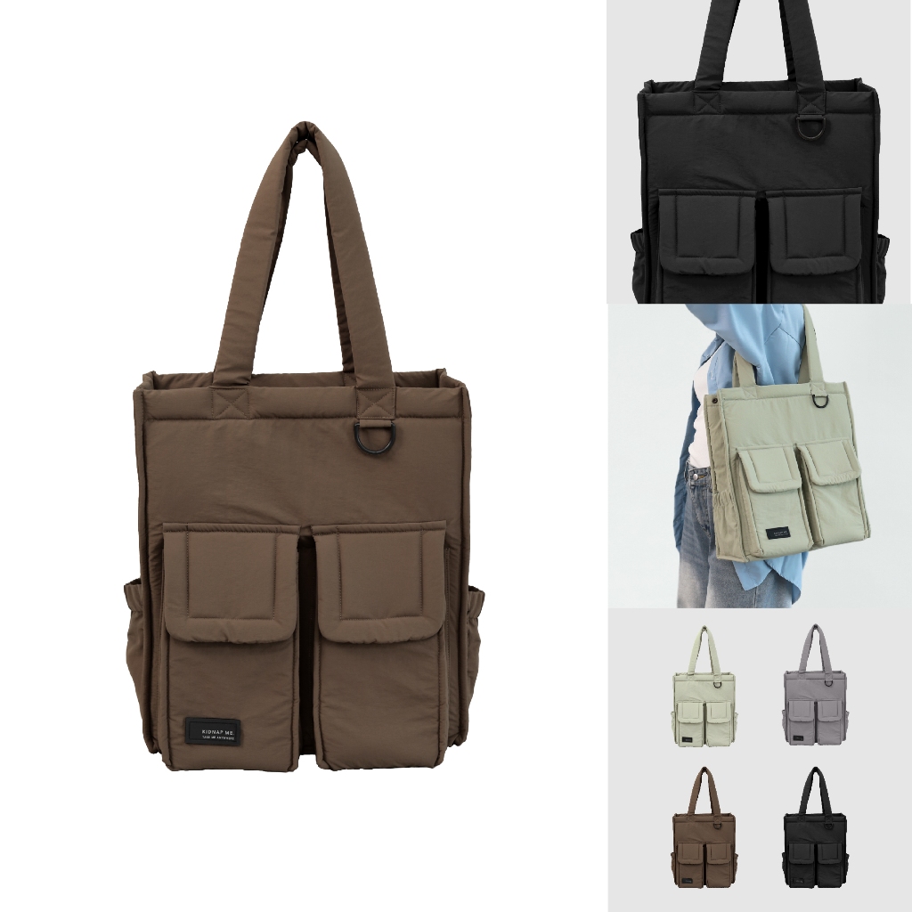 กระเป๋าผ้าร่ม สะพายไหล่ กันละอองน้ำ หนานุ่ม เบา ใส่ของ Laptop iPad Tablet FINDER PLUSE+ BAG KIDNAP ME.