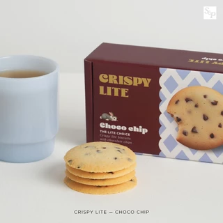 S&P Crispy Lite บิสกิตกรอบบาง 90g เลือกรสได้ ช็อกโกชิพ / อัลมอนด์ | ขนมทานเล่น บิสกิต S&P