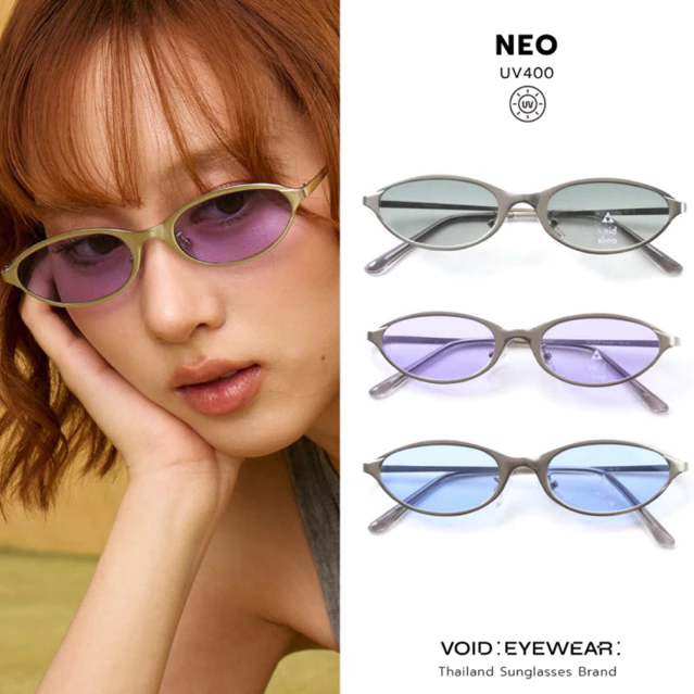 void :แว่นกันแดด NEO ทรงโมเดิร์น กรอบโลหะ เลนส์ กัน UV400