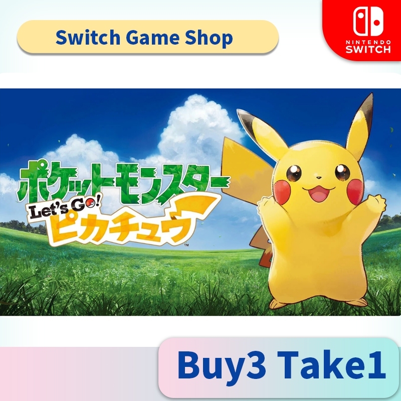Pokémon: Let's Go, Pikachu! Switch Game