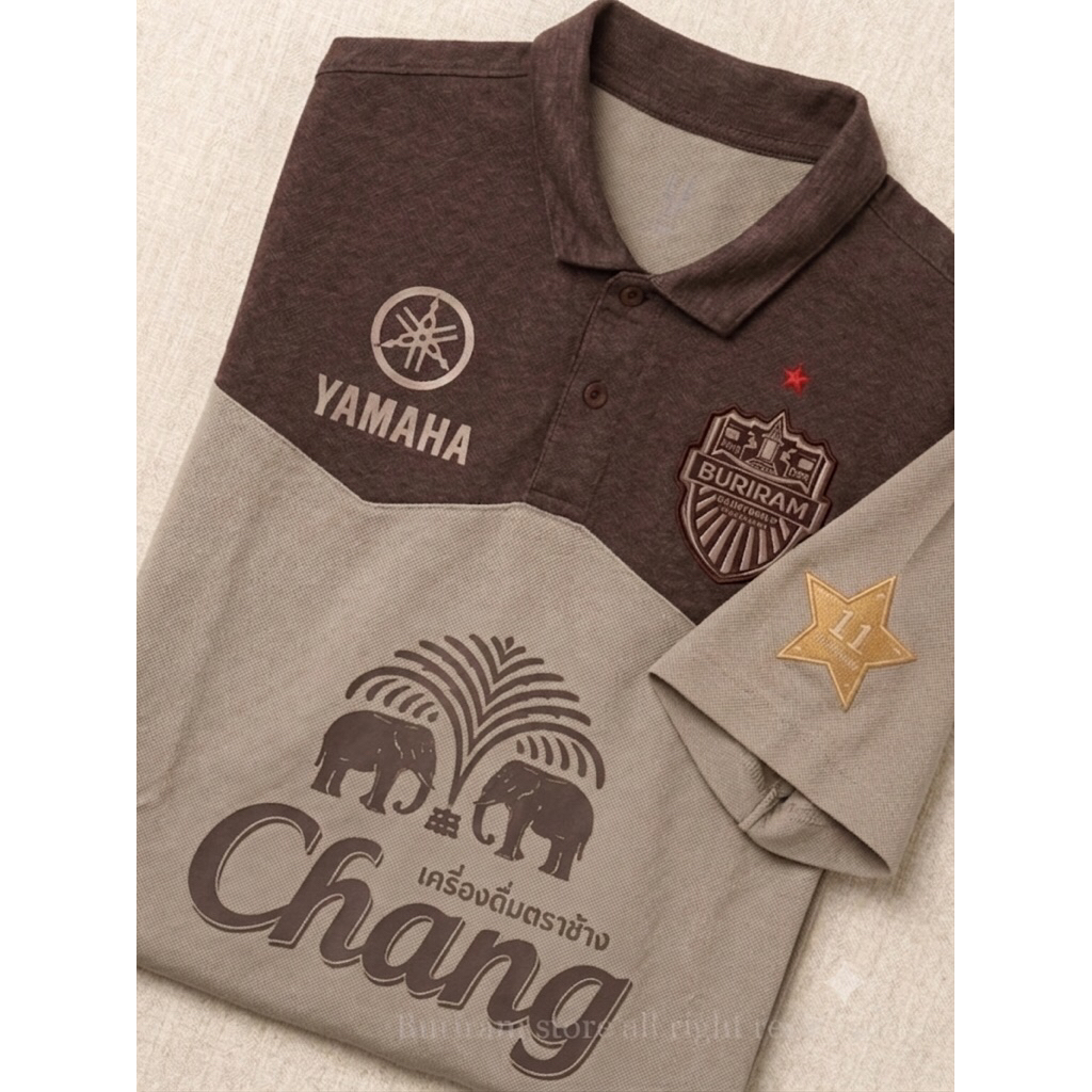 เสื้อบุรีรัมย์ ยูไนเต็ด ฉลองแชมป์ 11 สมัย สีน้ำตาล ของแท้💯-Buriram United celebration 11 Brown Color
