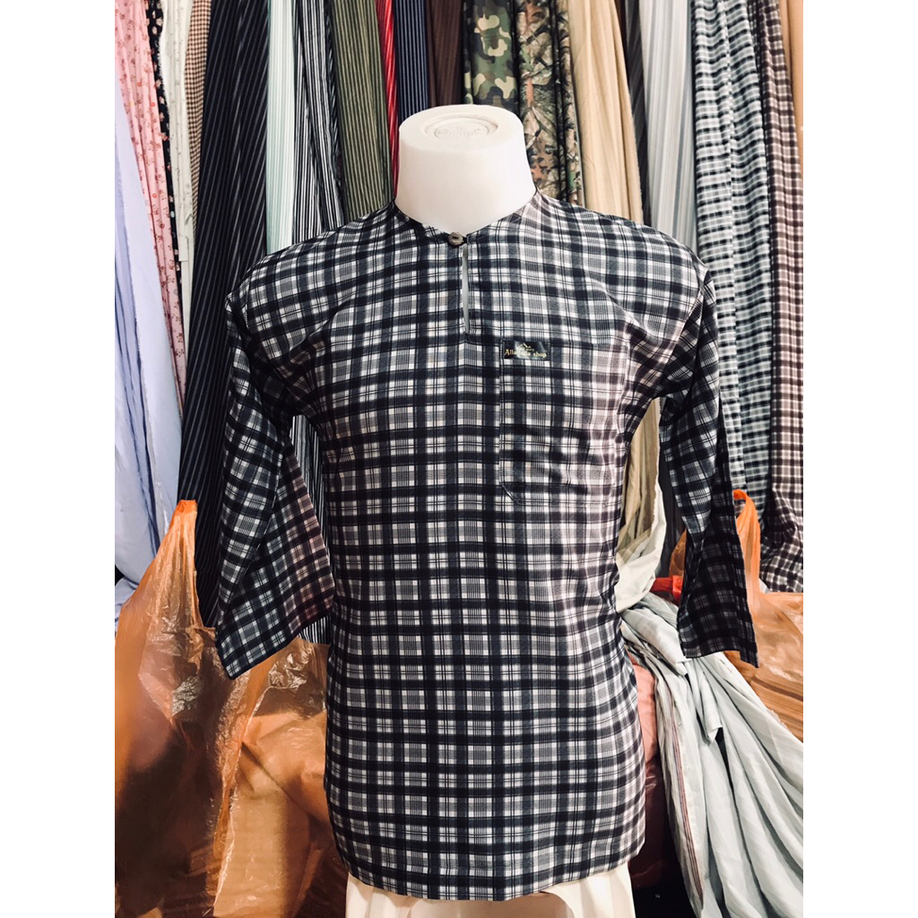 เสื้อมลายูผชผ้าปาเตะคอตตอน