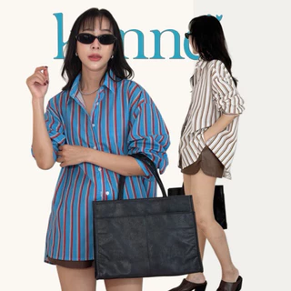 Kanndi (T12) (เสื้อเชิ้ตโอเวอร์ไซส์ ฟิวเกาหลี )