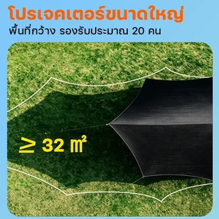 🔥อุปกรณ์ครบชุด🔥 ฟลายชีท ฟลายชีทพร้อมเสา 3x3 3x4 3x6m เต้นท์แคมปิ้ง อุปกรณ์เดินป่าตั้งแคมป์ พร้อมเสา2ต้น กันแดด กันฝน