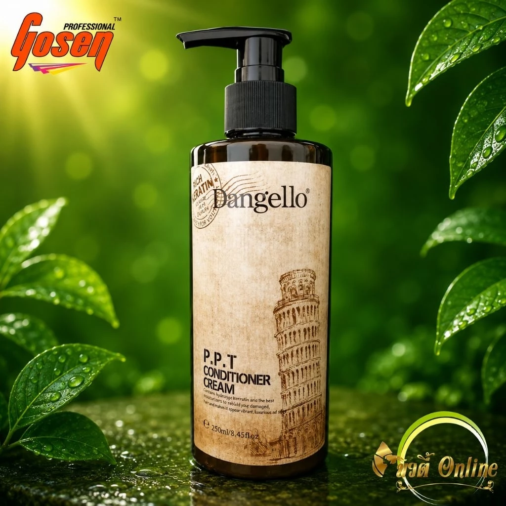 ครีมบำรุง D'angllo P.P.T Conditioner Cream ดูแลเส้นผม สำหรับผมเสีย แตกปลาย 250 ml.