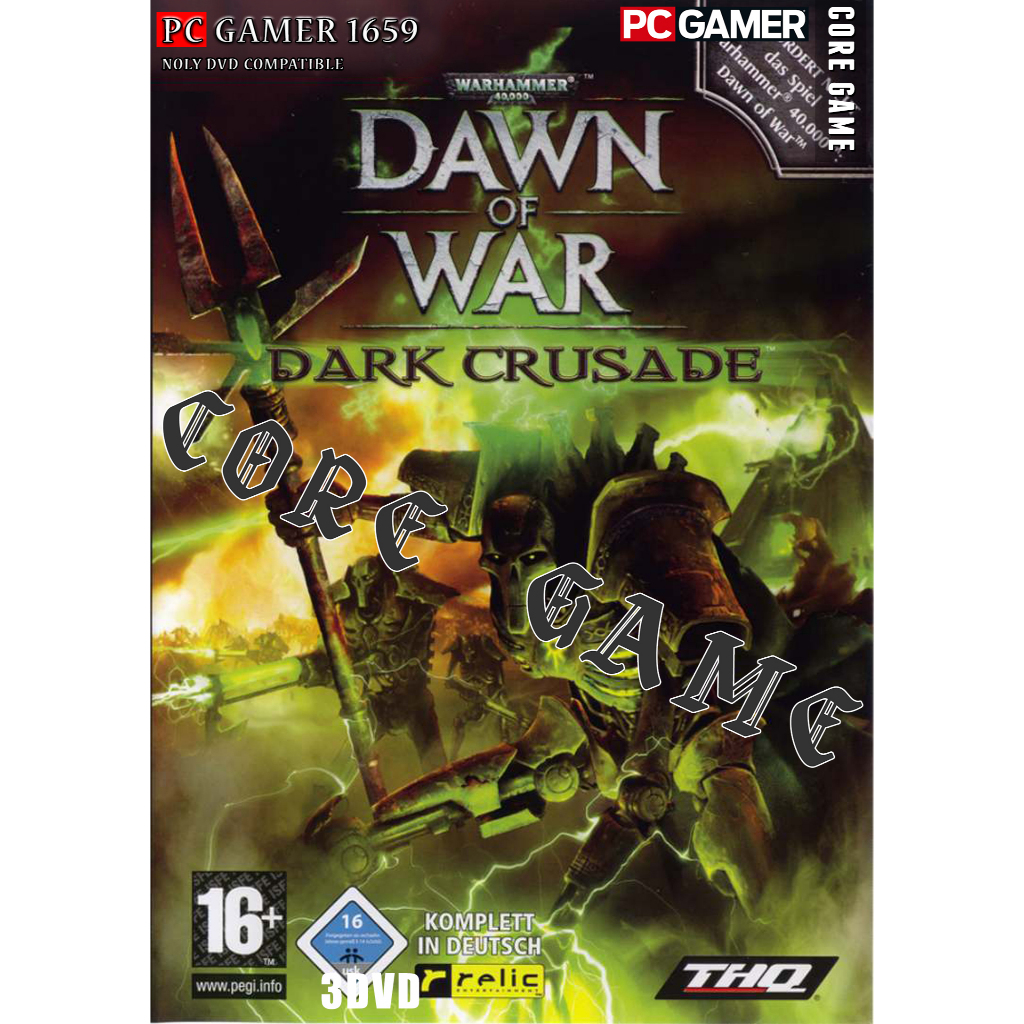 Dawn of war dark crusade (มีคลิป VDO แนะนำการติดตั้งเกมส์) แผ่นเกมส์ แฟลชไดร์ฟ เกมส์คอมพิวเตอร์  PC โน๊ตบุ๊ค