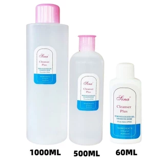 น้ำยาทำความสะอาดเล็บ น้ำยาเช็ดหน้าเล็บ เช็ดคราบเหนียว ขนาด 1000ml/500ml ﻿ น้ำยาคลีนเซอร์พลัส