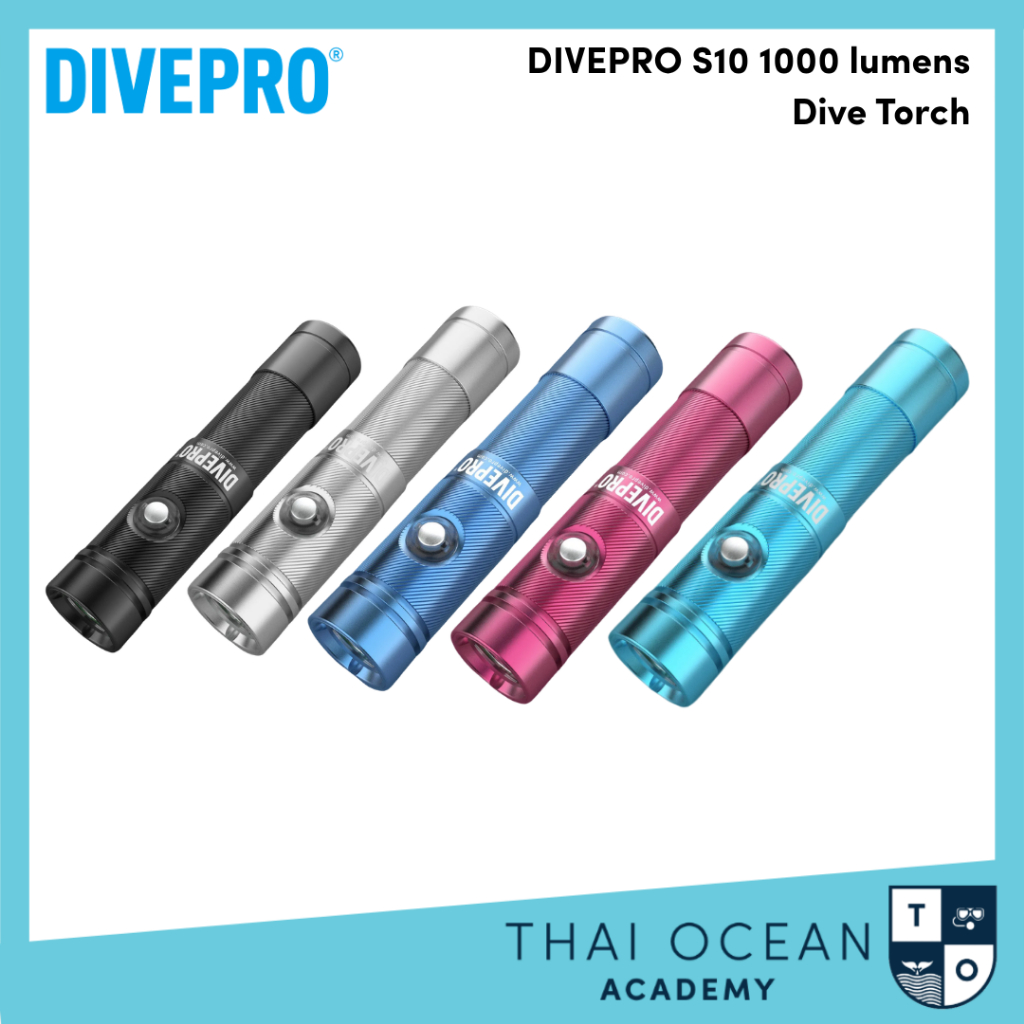 Divepro S10 Scuba Diving Torch 1000 lumens ไฟฉายดำน้ำ