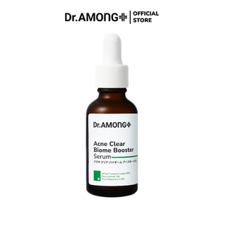 Dr.AMONG Acne Clear Biome Booster Serum 30 ml. เซรั่มบำรุงผิวหน้าสูตรลดสิว เพื่อผิวกระจ่างใส