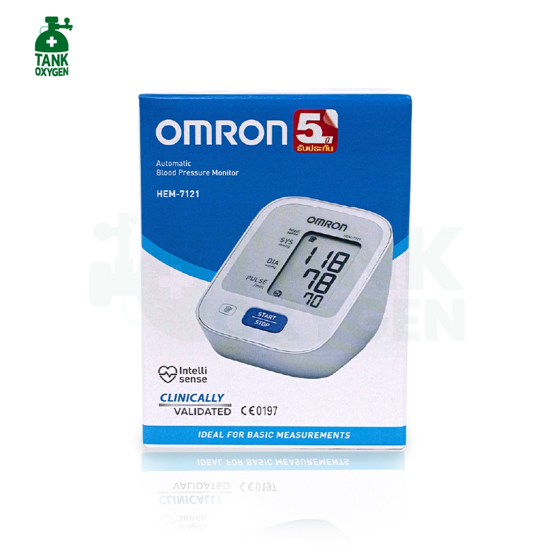 เครื่องวัดความดันโลหิตดิจิตอล ยี่ห้อ Omron รุ่น HEM-7121