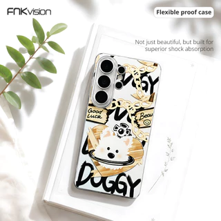 FNKvision เคสใสไม่เหลือง สำหรับ Samsung Galaxy S21 S22 S23 S24 S25 S26 Ultra A56 A07 Note 20 Ultra A35 A55 A54 A36 A26