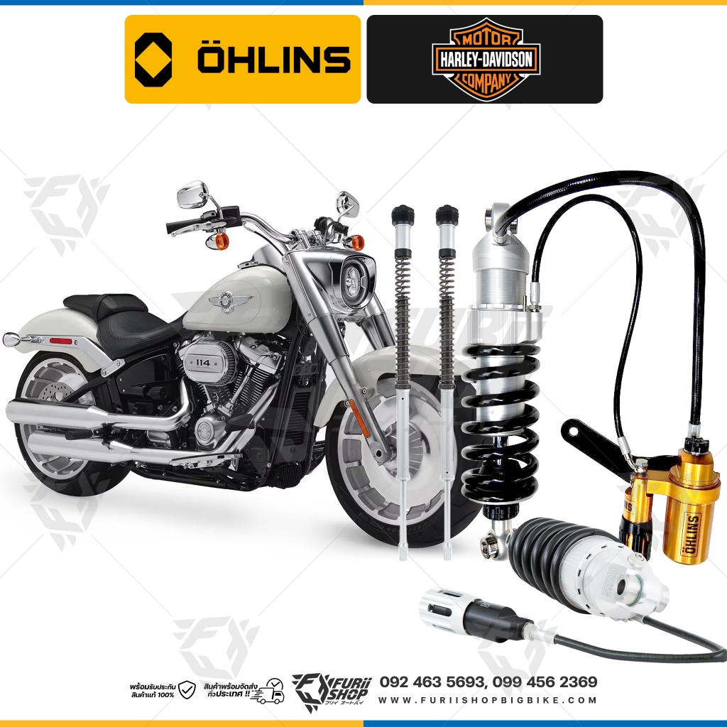 Ohlins FKS222 / HD513 / HD517 For : Harley-Davidson Softail Fat Boy 2018-2025