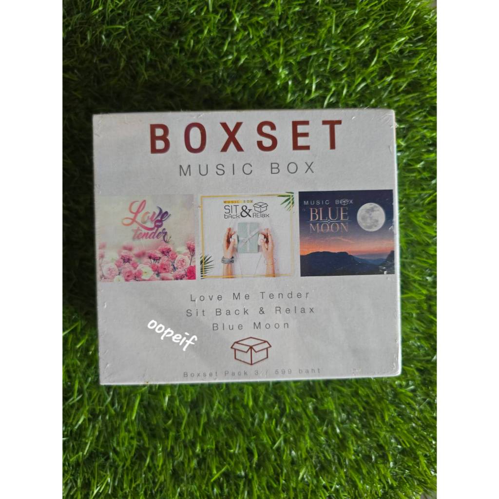 CD Love Me Tender / Sit Back&Relax / Blue Moon (Boxset) มือ1 ซีล