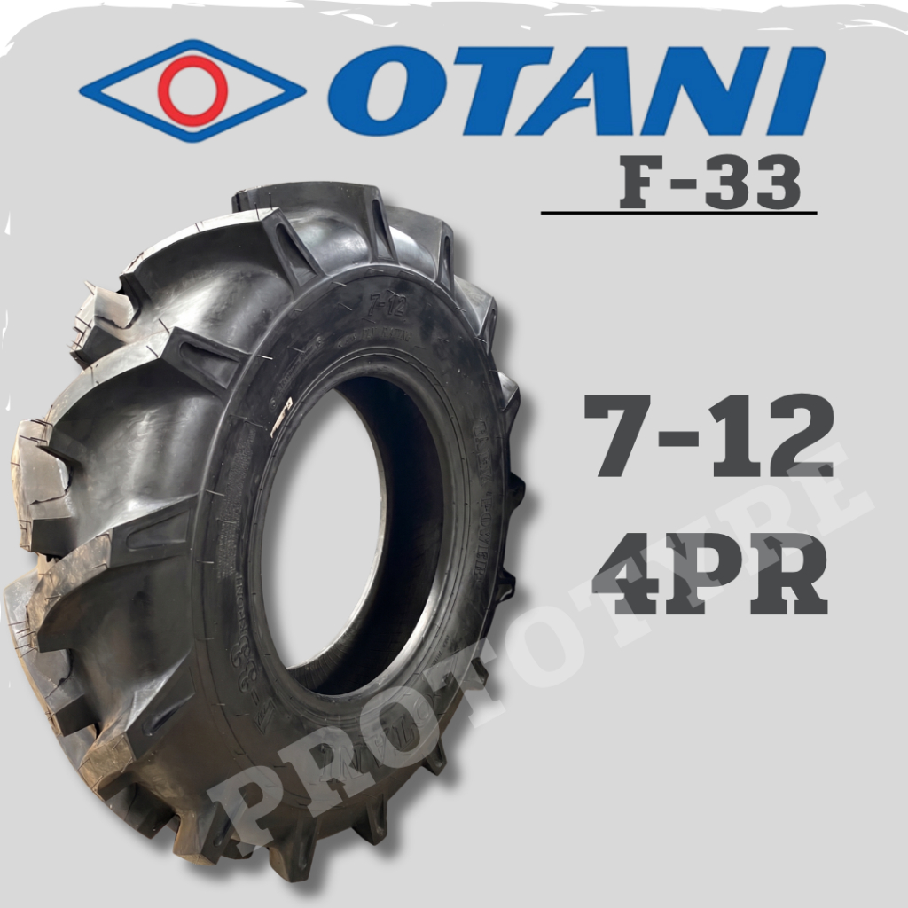 ยางรถไถ 7-12 4PR ยี่ห้อ OTANI รุ่น F-33