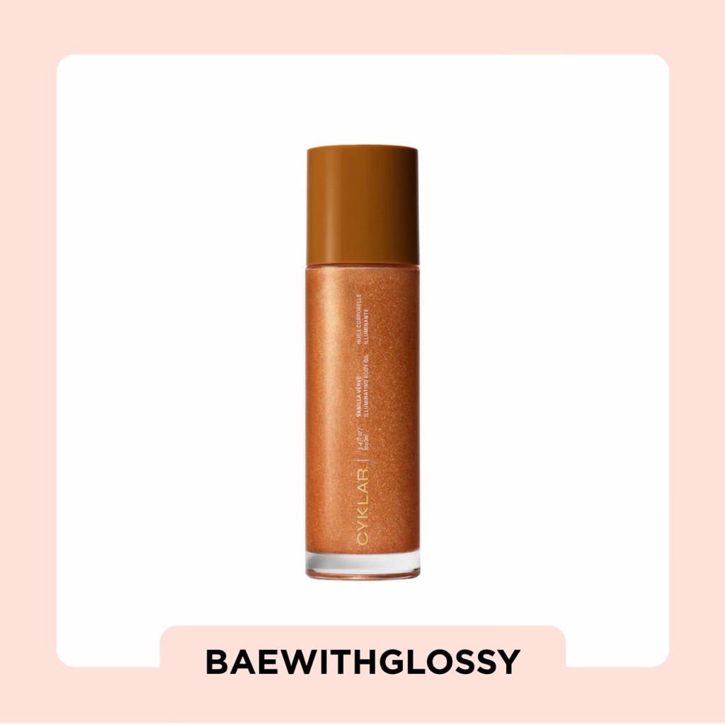 BAEWITHGLOSSY | CYKLAR — Vanilla Verve Illuminating Body Oil (พร้อมส่ง)
