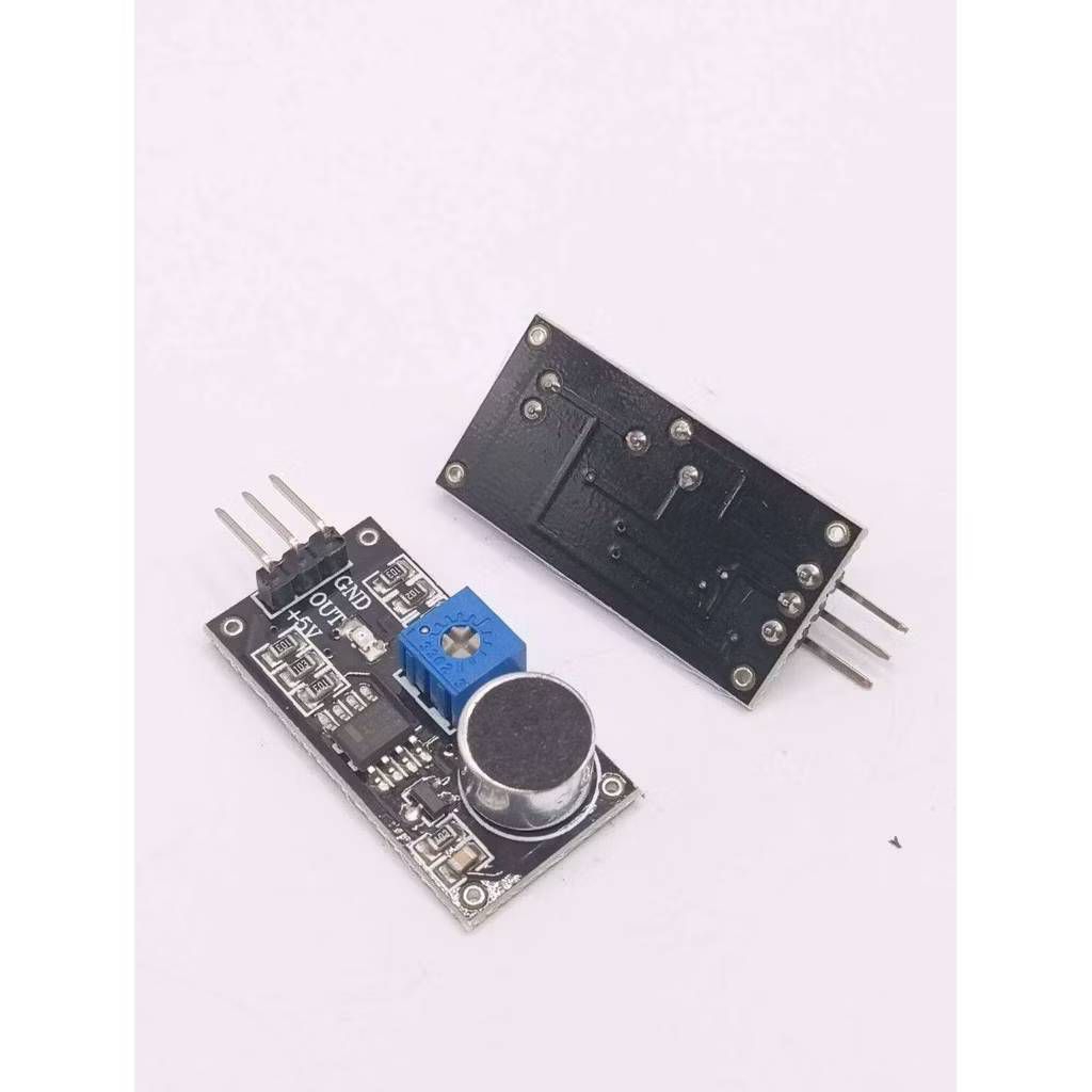 โมดูลเซนเซอร์ตรวจจับเสียง 3 pin LM393 Electret ไมโครโฟน DIY Sound Sensor Module Voice Sound Detectio