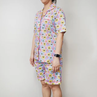 PAUL FRANK ชุดนอนกางเกงขาสั้นใส่ได้ทั้งชายและหญิง SWEET BUNNY SHORTS SET