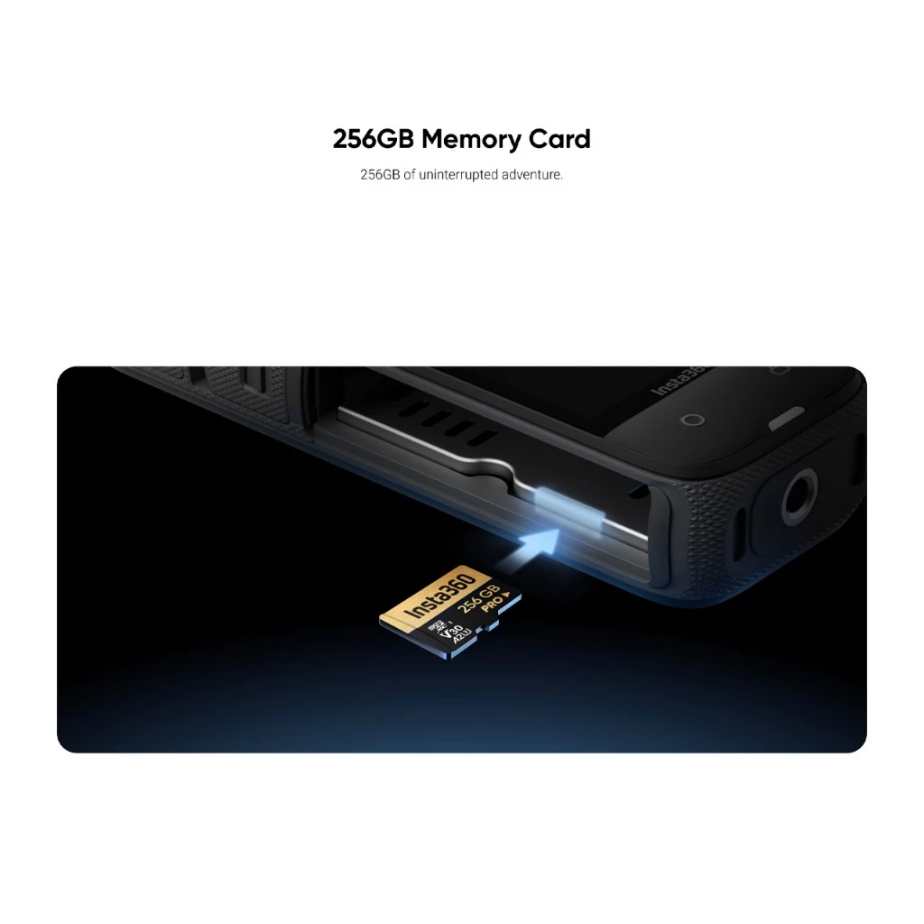 Insta360 Micro SD Card PRO เมมโมรี่การ์ด สำหรับ กล้องแอ็คชั่น 360 ถ่ายวิดีโอ 8K SDXC V30 A2 [รับประกัน1ปี] thumbnail 5