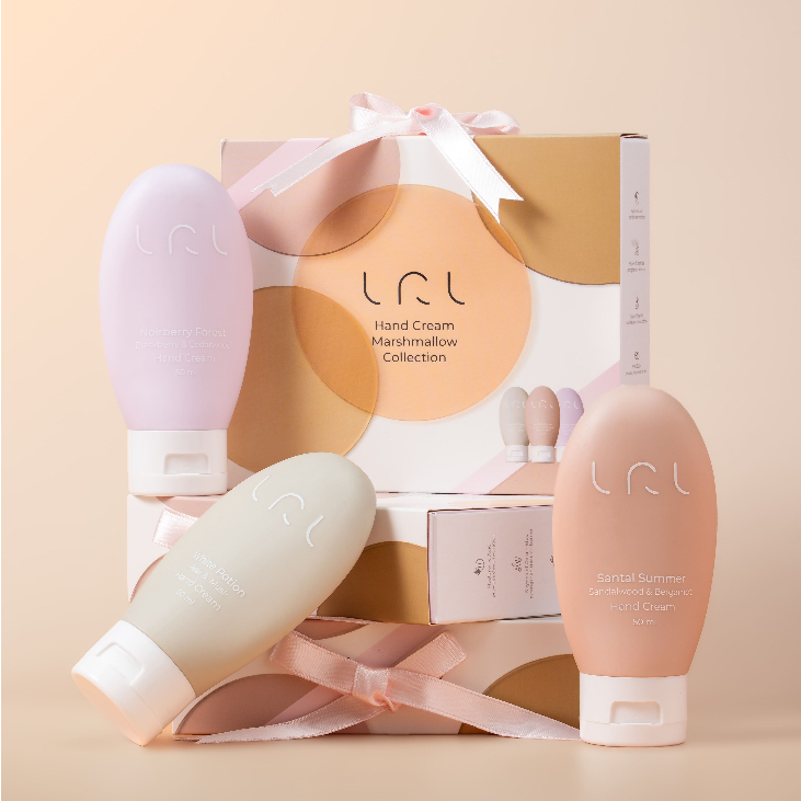 LRL Hand Cream Marshmallow Collection - Set 3 pcs.