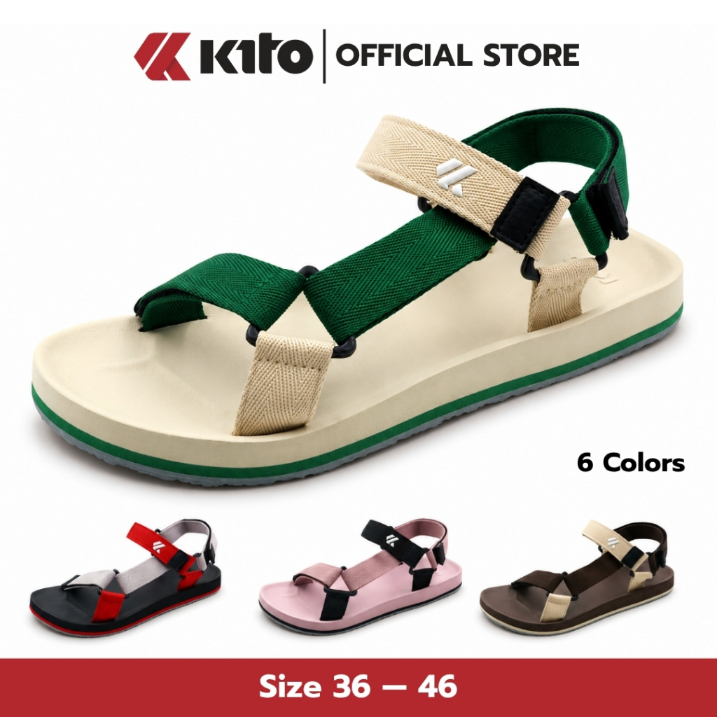 Kito กีโต้ Flow TwoTone รองเท้ารัดส้น รุ่น AC27 Size 36-46