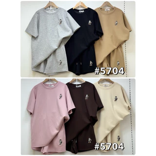 สินค้าแบบใหม่ ชุดเซท 2 ชิ้น Be Chic เสื้อโอเวอร์ไซส์ + กางเกงขาสั้น ผ้าเนื้อดีงานสวย ชุดใส่เที่ยว