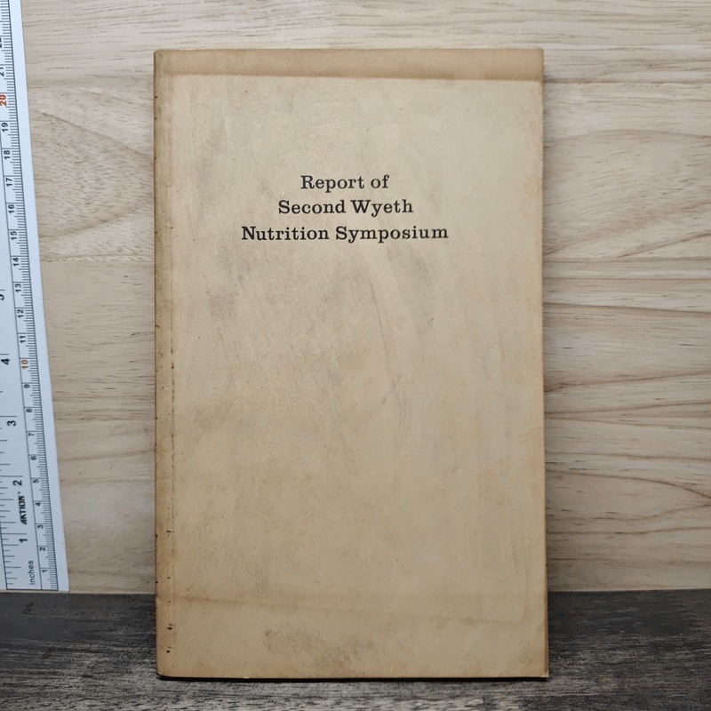 ⭐Report of Second Wyeth Nutrition Symposium 🏷️1189530