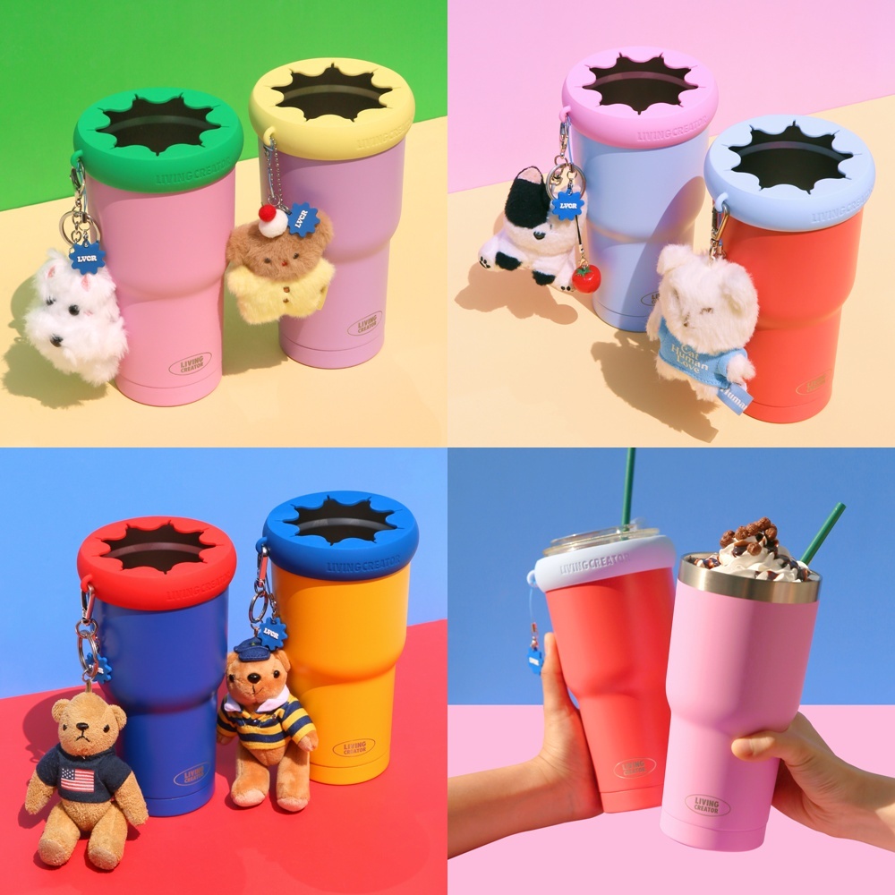 ( พร้อมส่ง ) Living Creator To-Go Vacuum Insulated Tumbler 954ml แก้วเก็บอุณหภูมิสำหรับใส่แก้วสำหรับดื่ม