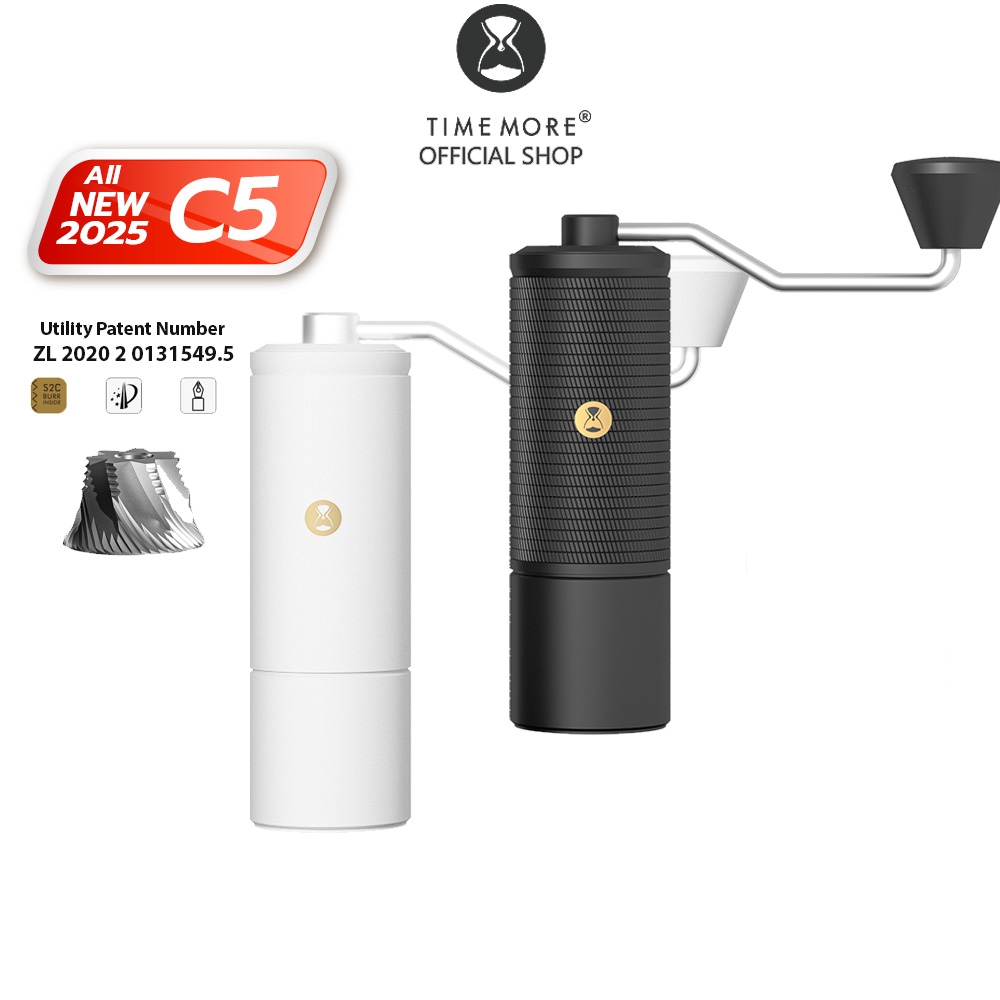 ✨🆕 TIMEMORE OFFICIAL Coffee Grinder C5 Series เครื่องบดกาแฟแบบมือหมุน ประกันศูนย์ไทย 1 ปี