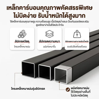 JJM ชั้นวางหนังสือ Pegboard ไม้ผสมเหล็ก กันชื้น ลดเชื้อรา ประกอบง่าย ปรับชั้นได้