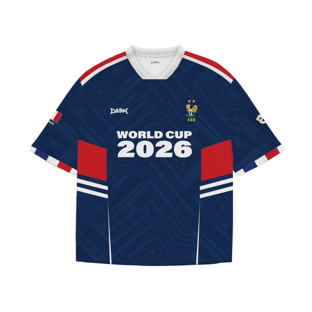 CuteBoy | [Pre-Order] CHAT FRANCE JERSEY เสื้อบอลโลก 2026 เสื้อกีฬา
