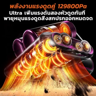 【New 2026】กำจัดไรฝุ่นเกรดการแพทย์ เครื่องกำจัดไรฝุ่น ฆ่าเชื้อ129800Pa อบแห้งด้วยอุณหภูมิสูง65℃ เครื่องดูดไรฝุ่น