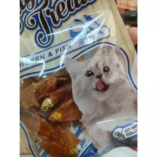 1456 Kitty Treats CHICKEN & FISH คิตตี้ ทรีต สไปรัล ซอฟท์ ชิคเก้น วิท ฟิช ขนมแมว (ไก่และปลา) ***1ถุง 39บาท
