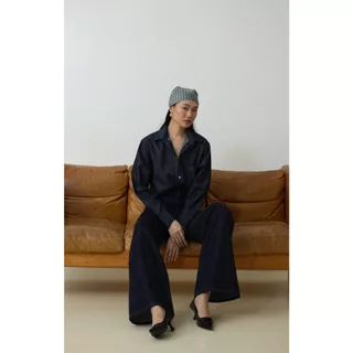 HUNG JEANS รุ่น Brooke Jeans (HJ90) ยีนส์ขาม้าทรงหลวม สีเข้มไม่ฟอก Indigo | Japanese Denim Cotton 100%
