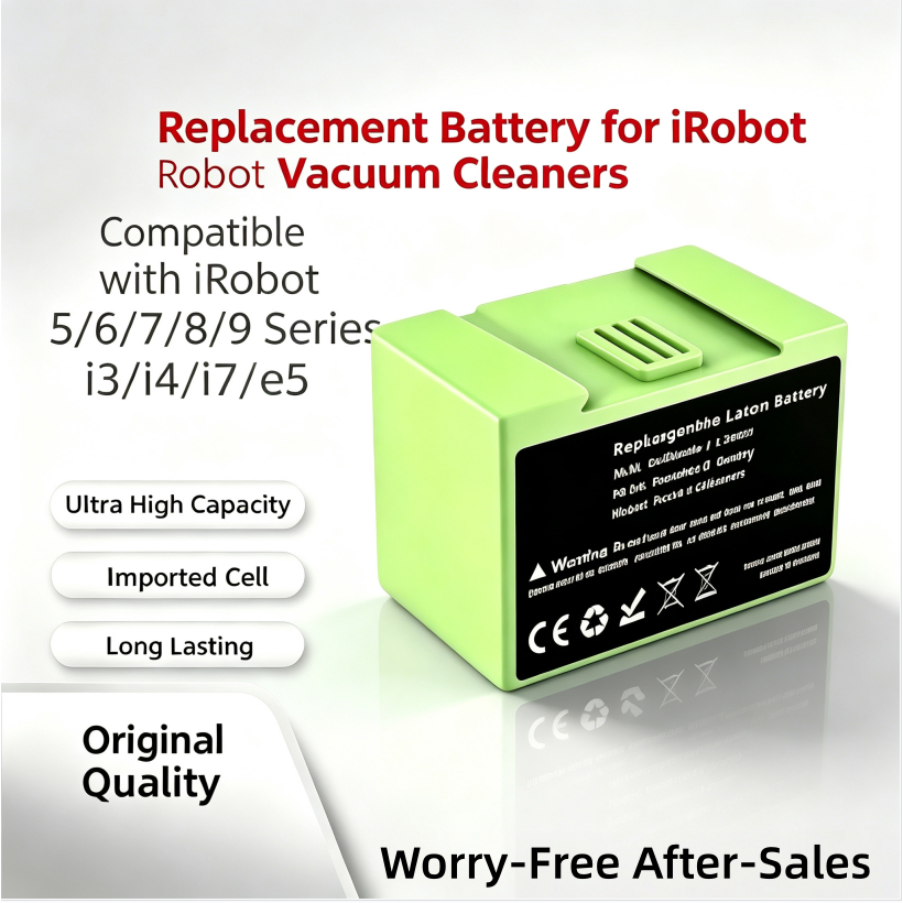 14.4V 3500mAh แบตเตอรี่ทดแทนสําหรับ IRobot Roomba E และ I Series I7+ E5 7550 7150 I3 3150 I3 + 3550 