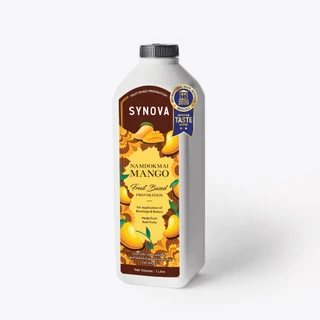 น้ำผลไม้เข้มข้น SYNOVA : ซอสมะม่วงน้ำดอกไม้เข้มข้น Nam Dok Mai Mango Fruit Based Preparation (Btl-1 L.)