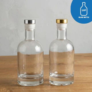 Premium Crystal Liquor Bottle ขวดแก้ว ขวดเหล้า ขวดใส ขวดพรีเมี่ยม ขนาด 200ml (BS-0200-078)