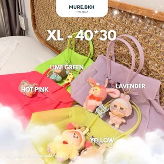 sale! พร้อมส่งทุกสี 🍑 MURE.BKK - Jelly Bag Tote Kiikii🐰 ตะกร้าใหม่ - ของจริงเริ่ดมากแม่ ขายมาแล้วกว่า100ใบ!!!