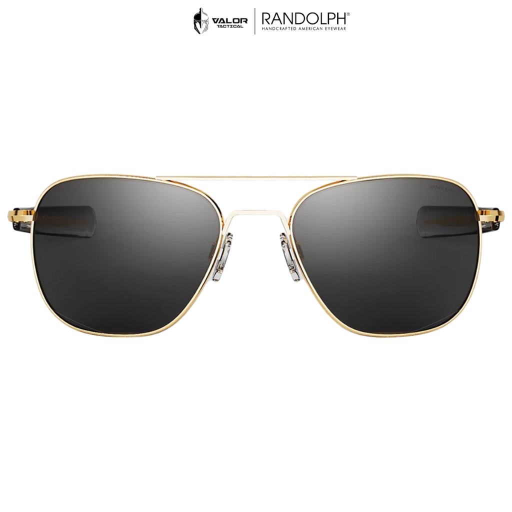 RANDOLPH - Aviator - Military Special Edition - 23k Gold แว่นกันแดด แว่นตาทรงนักบิน